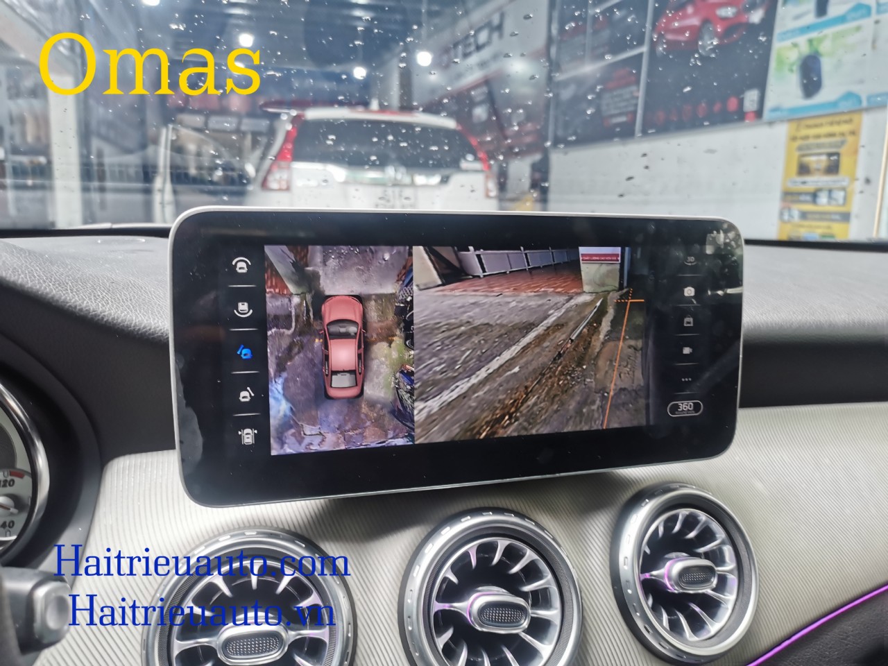 MÀN HÌNH ANDROID OMAS 360 XE MERCEDES A