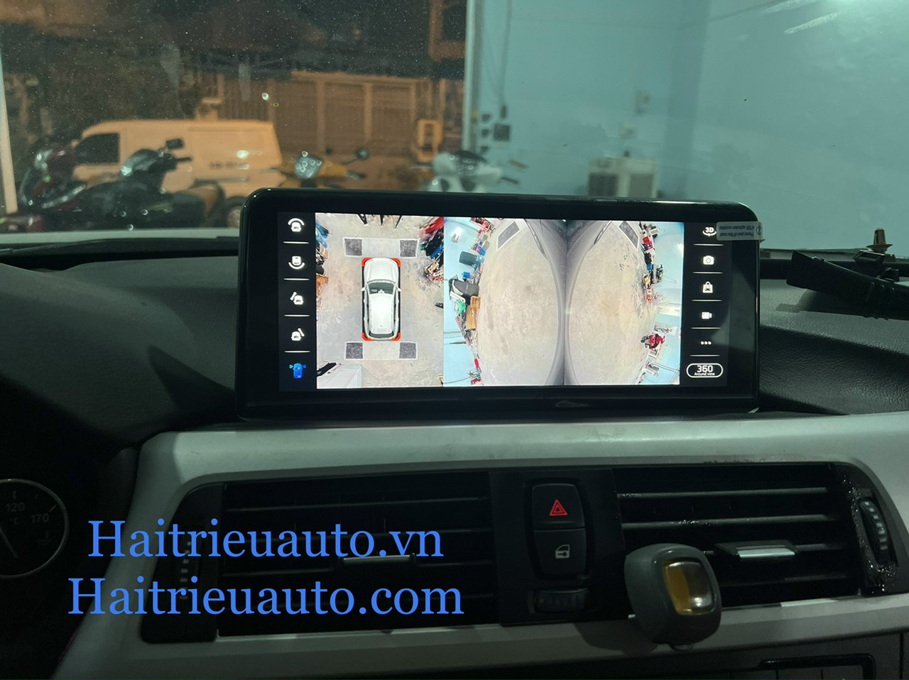 MÀN HÌNH ANDROID LIỀN CAMERA 360 XE BMW 320