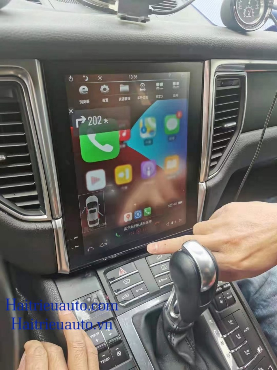 MÀN HÌNH TESLA ANDROID XE PORSCHE MACAN