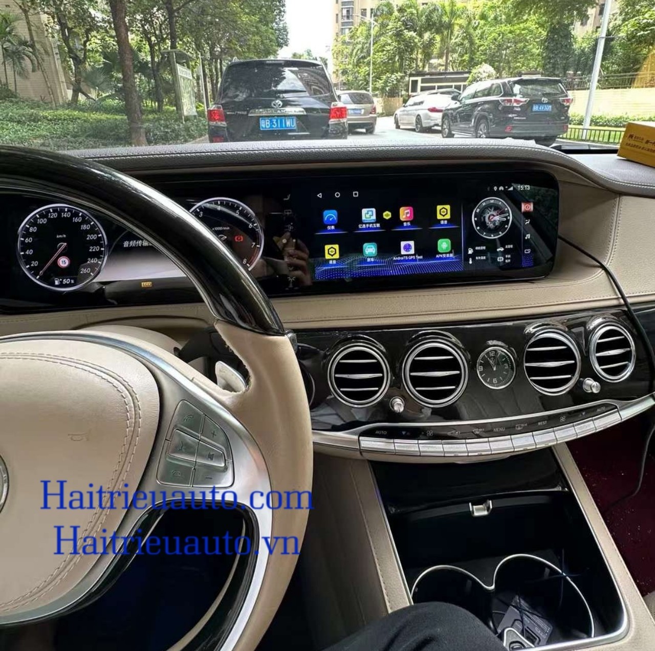 MÀN HÌNH ANDROID XE MERCEDES S 2015-2019