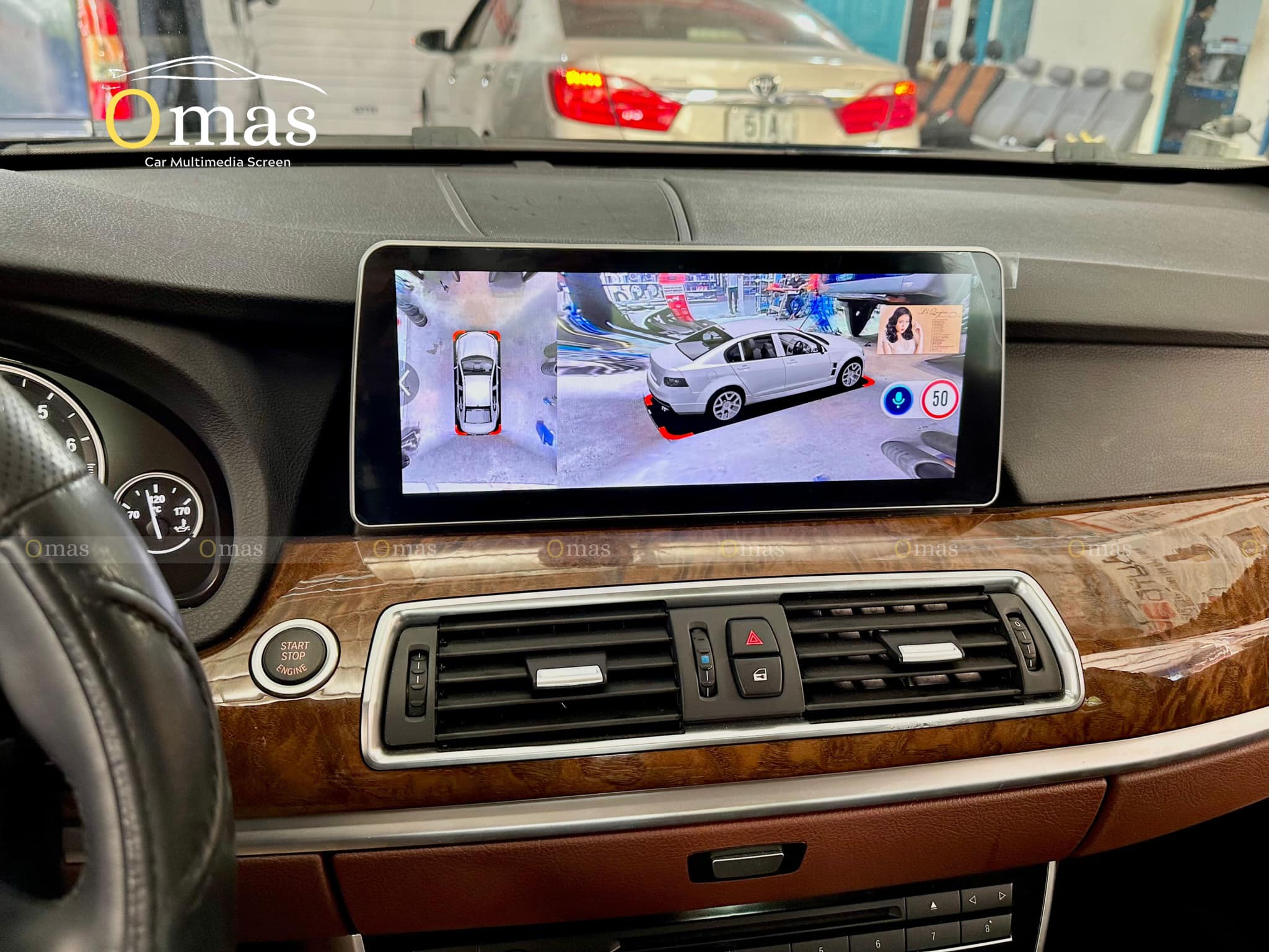 MÀN HÌNH ANDROID OMAS 360 XE BMW 528I GT