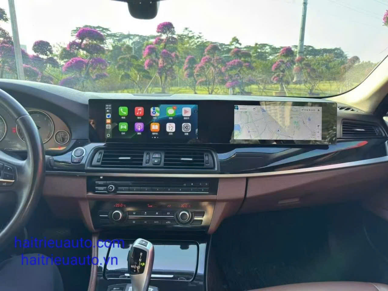 Màn hình android dài xe BMW 520