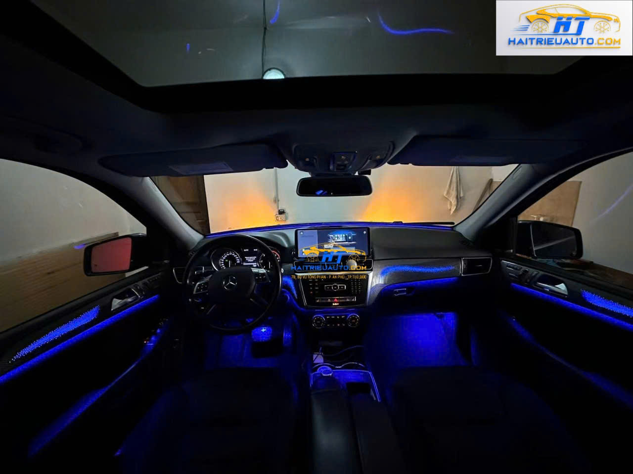 LED NỘI THẤT XE MERCEDES ML VÀ GL