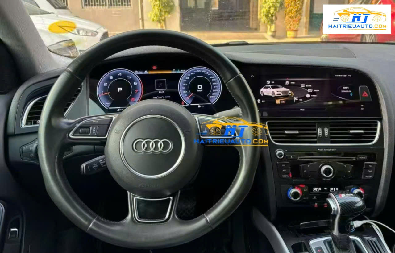 MÀN HÌNH ANDROID LIỀN ĐỒNG HỒ XE AUDI A4