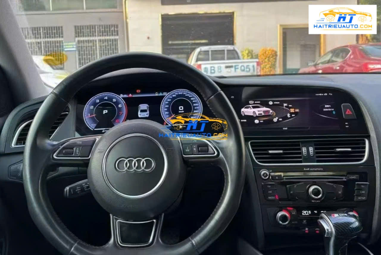 MÀN HÌNH ANDROID LIỀN ĐỒNG HỒ XE AUDI A4