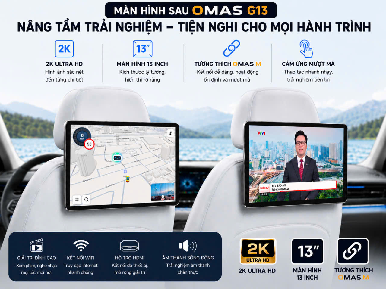 Màn hình android Omas