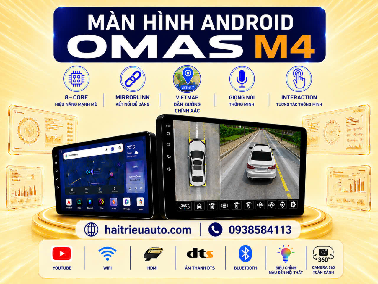 MÀN HÌNH ANDROID OMAS M4