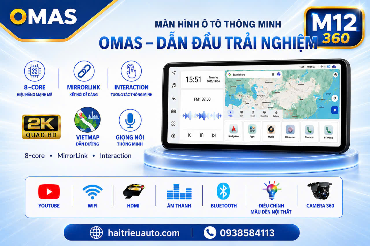 MÀN HÌNH ANDROID OMAS M12 360