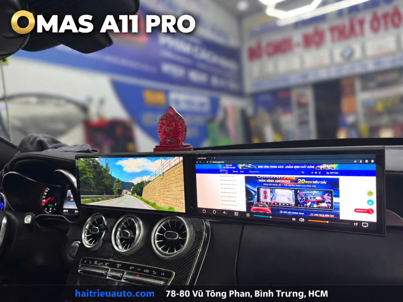 MÀN HÌNH ANDROID OMAS A11 PRO XE MERCEDES